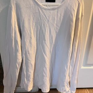 Lucky Brand Ribbed Long Sleeve Top